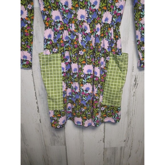 MATILDA JANE 435 TWEEN GIRLS  BEAUTIFUL  FLORAL LONG SLEEVE  DRESS GIRLS  10 - Picture 3 of 6